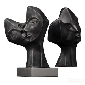 Sculptures of abstraction nurturing